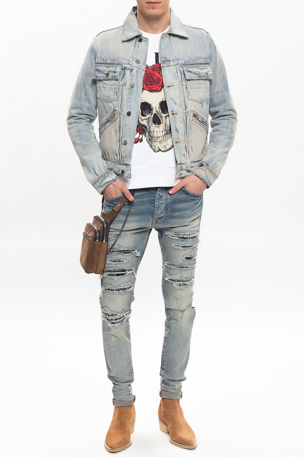 Amiri Jeans with logo | Men's Clothing | IetpShops